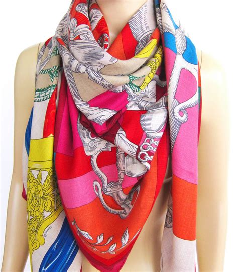 hermes cashmere scarf ebay|Hermes cashmere and silk shawls.